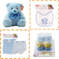 Baby Gift Basket Blue